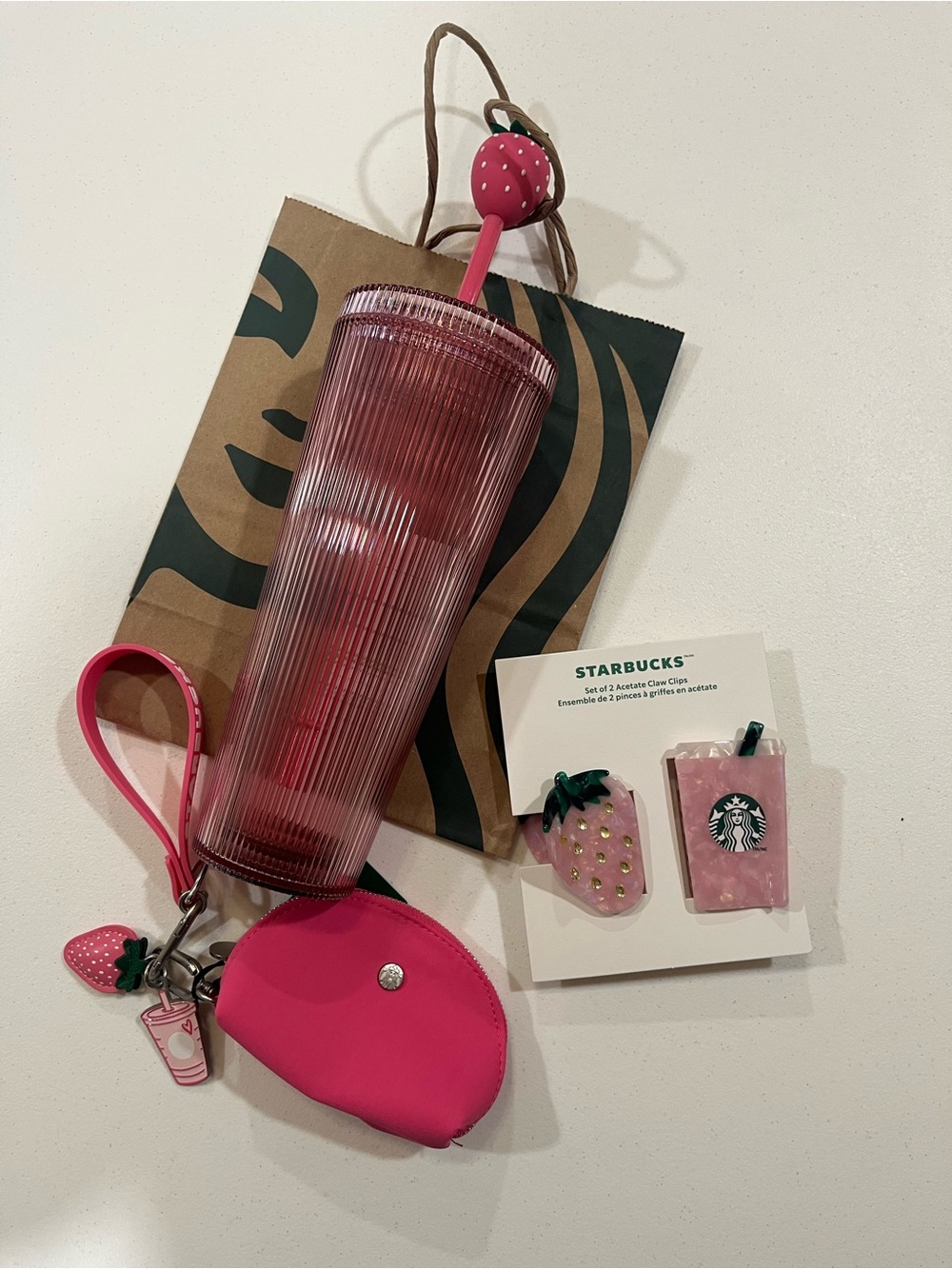 Starbucks 3pc Pink Collection Bundle